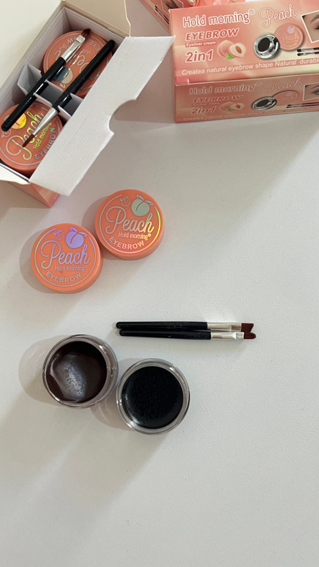خط چشم دوقلو مشکی و قهوه ای